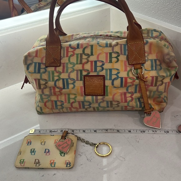 Dooney & Bourke purse and coin purse bundle with rainbow zipper - Picture 8 of 16